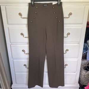 Express wide leg high rise trouser pant NWT sz xs